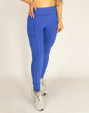 Leggins con bolsillos lateral sin costura frontal