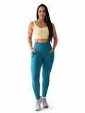 Set Top Soporte Medio + Leggins con Bolsillo y con Control Abdomen 7K Sport Wear