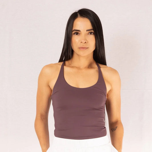 Top deportivo largo a la cintura