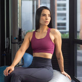 Top deportivo para mujer con cruce en la espalda 7K Sport Wear