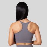 Top deportivo femenino flora cuello fruncido 7K Sport Wear