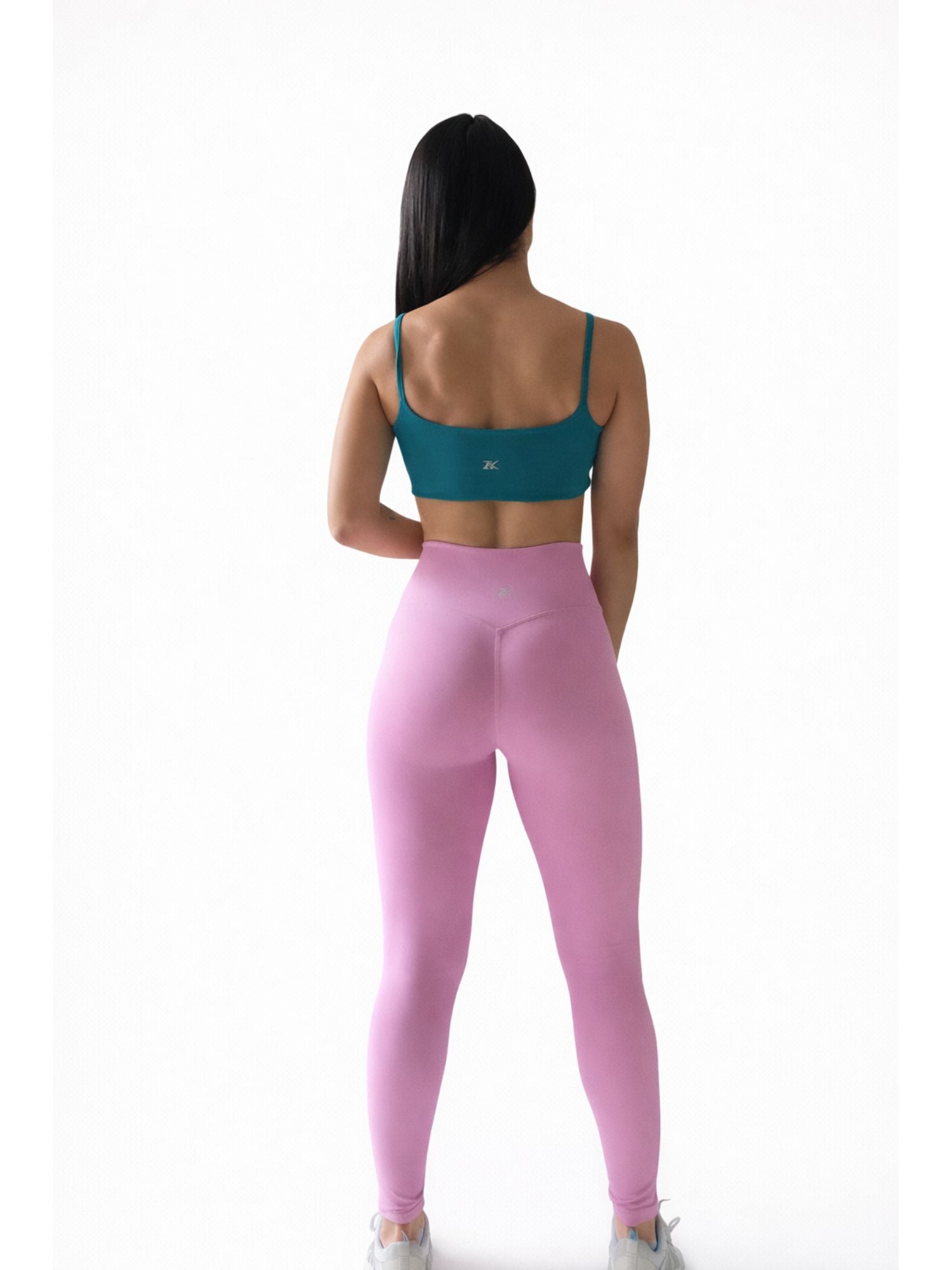 Set Top Soporte Alto con Espalda Cruzada + Leggins Tiro Alto con Control Abdomen 7K Sport Wear