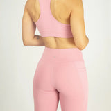 Legging deportivo con bolsillo sin costura frontal para mujer