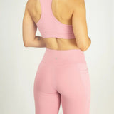 Legging deportivo con bolsillo sin costura frontal para mujer 7K Sport Wear