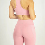 Legging deportivo con bolsillo sin costura frontal para mujer 7K Sport Wear