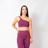 Top deportivo para mujer a un solo hombro 7K Sport Wear