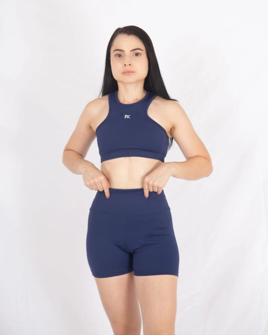 Set Top Soporte medio + Short Tiro Alto con Control Abdomen 7K Sport Wear