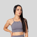 Top deportivo femenino flora cuello fruncido 7K Sport Wear