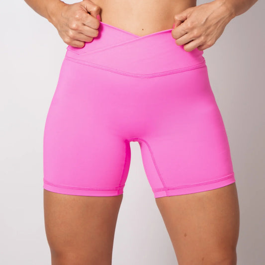 Short deportivo para mujer sin costura frontal