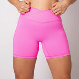 Short deportivo para mujer sin costura frontal