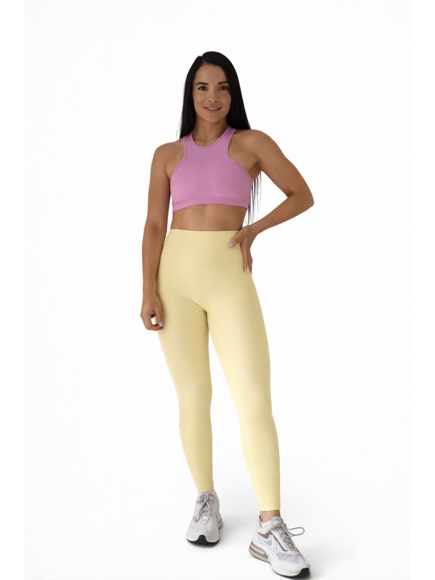 Set Top con corte frontal + Leggins Tiro Alto con Control Abdomen 7K Sport Wear
