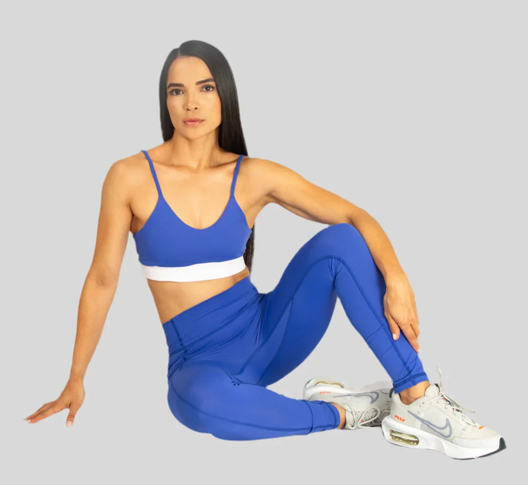 Leggins con bolsillos lateral sin costura frontal 7K Sport Wear