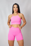 Short deportivo para mujer sin costura frontal 7K Sport Wear