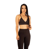Leggins sin costura frontal negro 7K Sport Wear