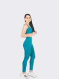 Leggins deportivo bolsillo lateral Verde Azul 7K Sport Wear