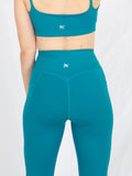 Leggins deportivo bolsillo lateral Verde Azul 7K Sport Wear