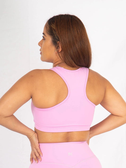 Top Deportivo Para Mujer con Soporte Medio Color Rosado 7K Sport Wear