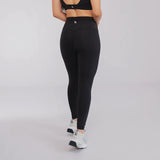 Legging deportivo para mujer con pretina alta negro 7K Sport Wear