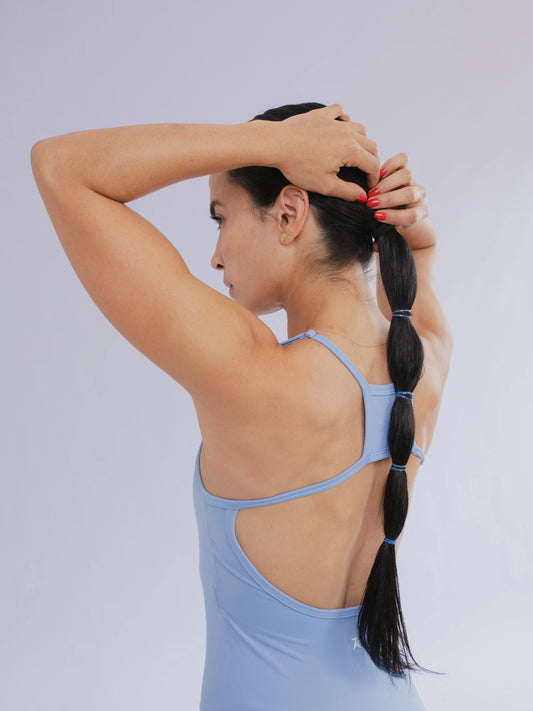 Enterizo deportivo corto espalda cruzada 7K Sport Wear