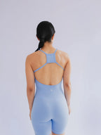 Enterizo deportivo corto espalda cruzada 7K Sport Wear