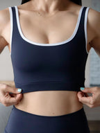 Top Sculpt U Contrast Compresión Media 7K Sport Wear