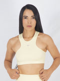 Top Deportivo Para Mujer con Soporte Medio Color Amarillo