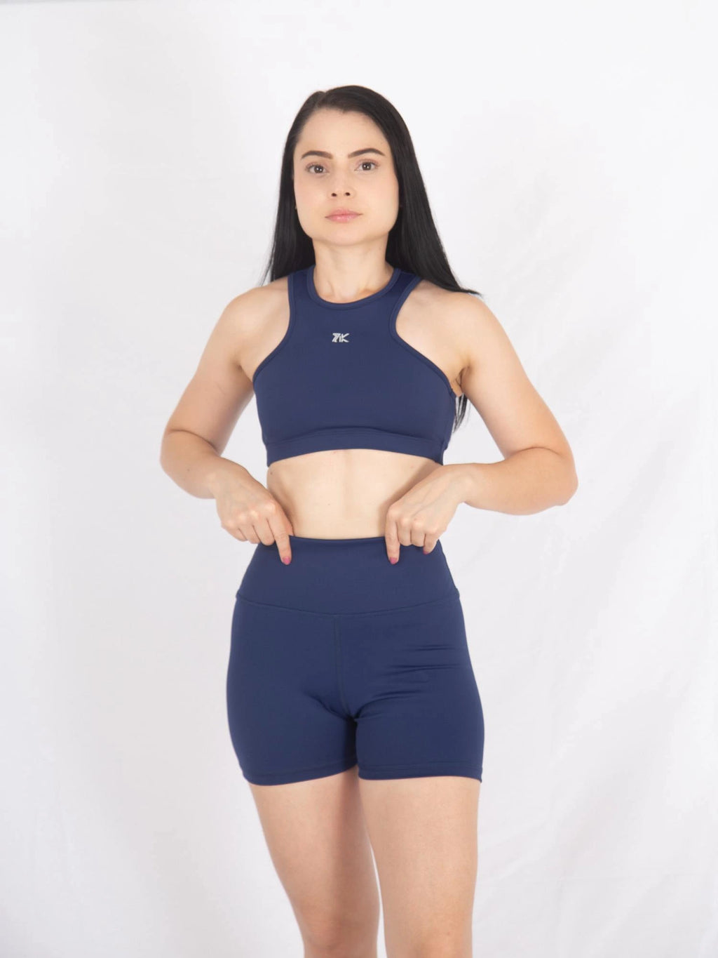 Set Top Soporte medio + Short Tiro Alto con Control Abdomen 7K Sport Wear