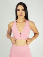 Top deportivo femenino con escote frontal 7K Sport Wear