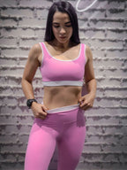 Legging Sculpt Rosé Contrast 7K Sport Wear