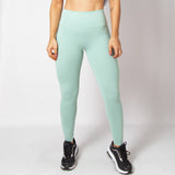 LEGGING DEPORTIVO SIN COSTURA PARTE FRONTAL VERDE CLARO