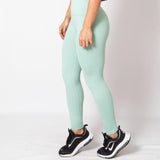 LEGGING DEPORTIVO SIN COSTURA PARTE FRONTAL VERDE CLARO