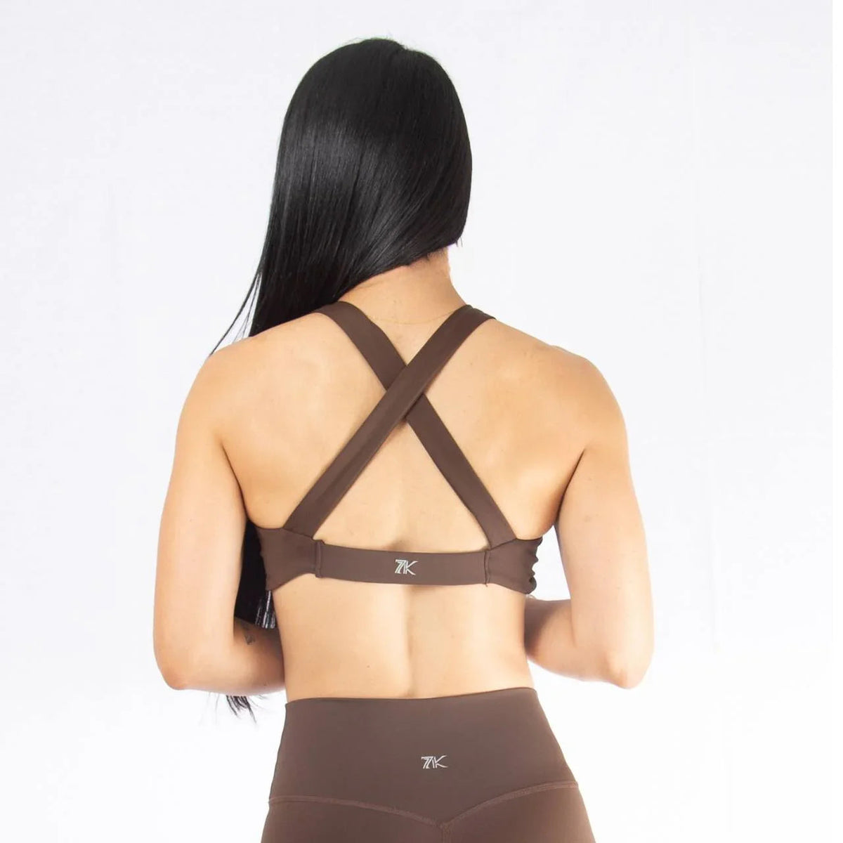 Top deportivo con cruce frontal 7K Sport Wear