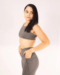 Top deportivo para mujer con tiras espalda cruzada 7K Sport Wear