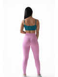 Set Top Soporte Alto con Espalda Cruzada + Leggins Tiro Alto con Control Abdomen 7K Sport Wear