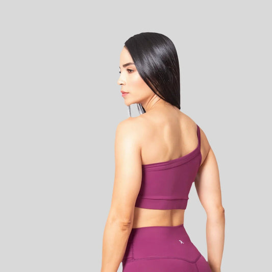 Top deportivo para mujer a un solo hombro 7K Sport Wear