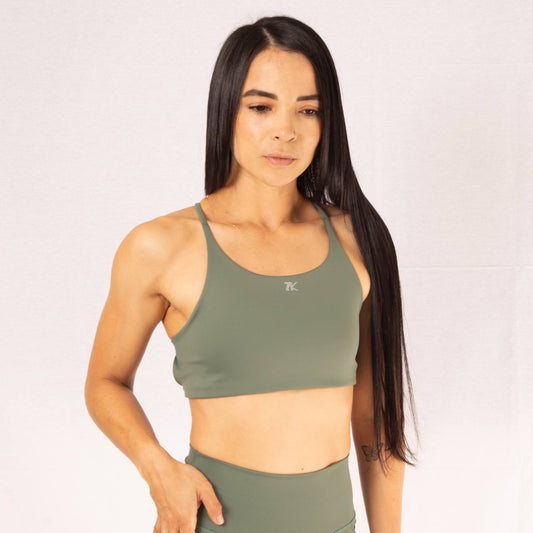 TOP DEPORTIVO PARA MUJER CON TIRAS ESPALDA CRUZADA