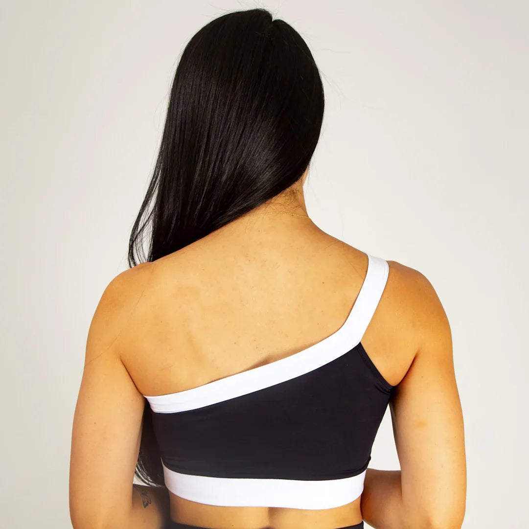 Top deportivo para mujer a un solo hombro 7K Sport Wear