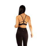 Leggins sin costura frontal negro 7K Sport Wear