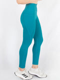 Leggins deportivo bolsillo lateral Verde Azul 7K Sport Wear