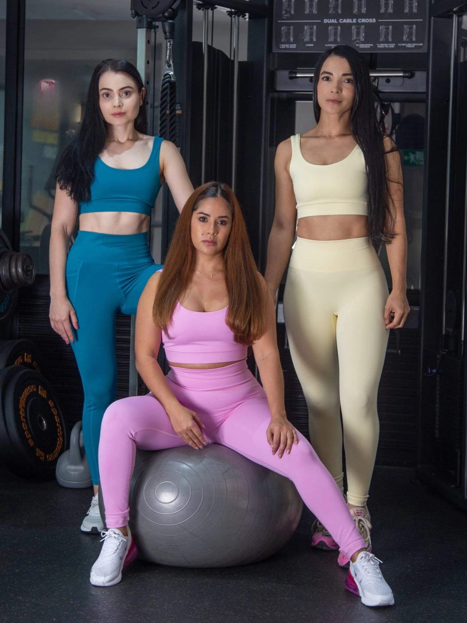 Leggins deportivo sin costura rosado 7K Sport Wear