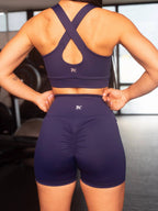 Short Deportivo Tiro Alto con Control Abdomen y Realce de Glúteo 7K Sport Wear