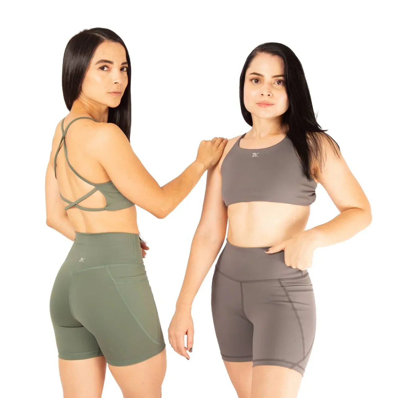 Short con bolsillo lateral gris 7K Sport Wear