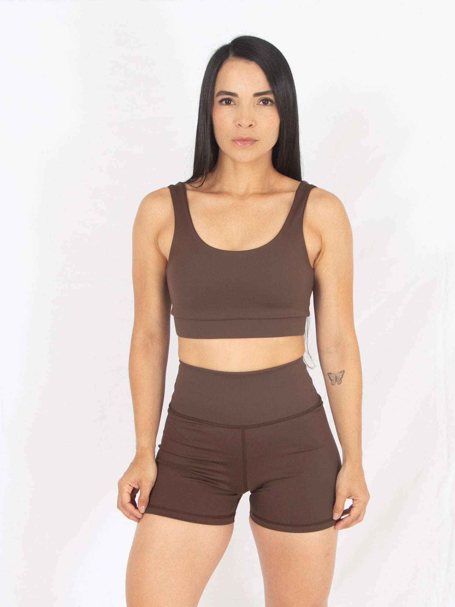 Top Deportivo Para Mujer Elegance Chocolate 7K Sport Wear