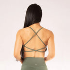 Top deportivo para mujer con tiras espalda cruzada 7K Sport Wear