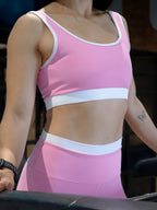 Top Sculpt U Contrast Compresión Media 7K Sport Wear