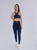 Set Top Soporte Alto con Espalda Cruzada + Leggins Tiro Alto con Control Abdomen 7K Sport Wear